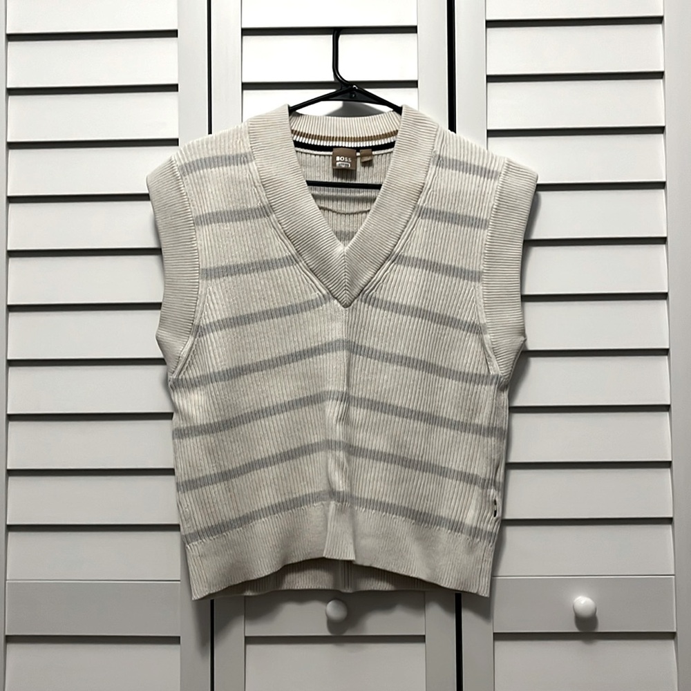 Hugo boss relaxed fit striped sweater